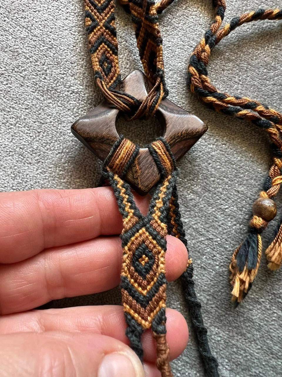Collier en macramé – photo 7